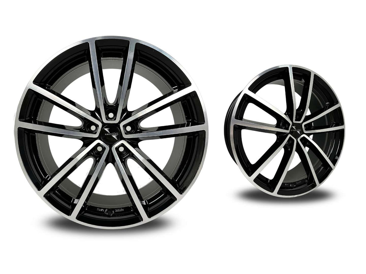 DOX 2 - 19 Zoll Alufelge in schwarz poliert für Citan 420