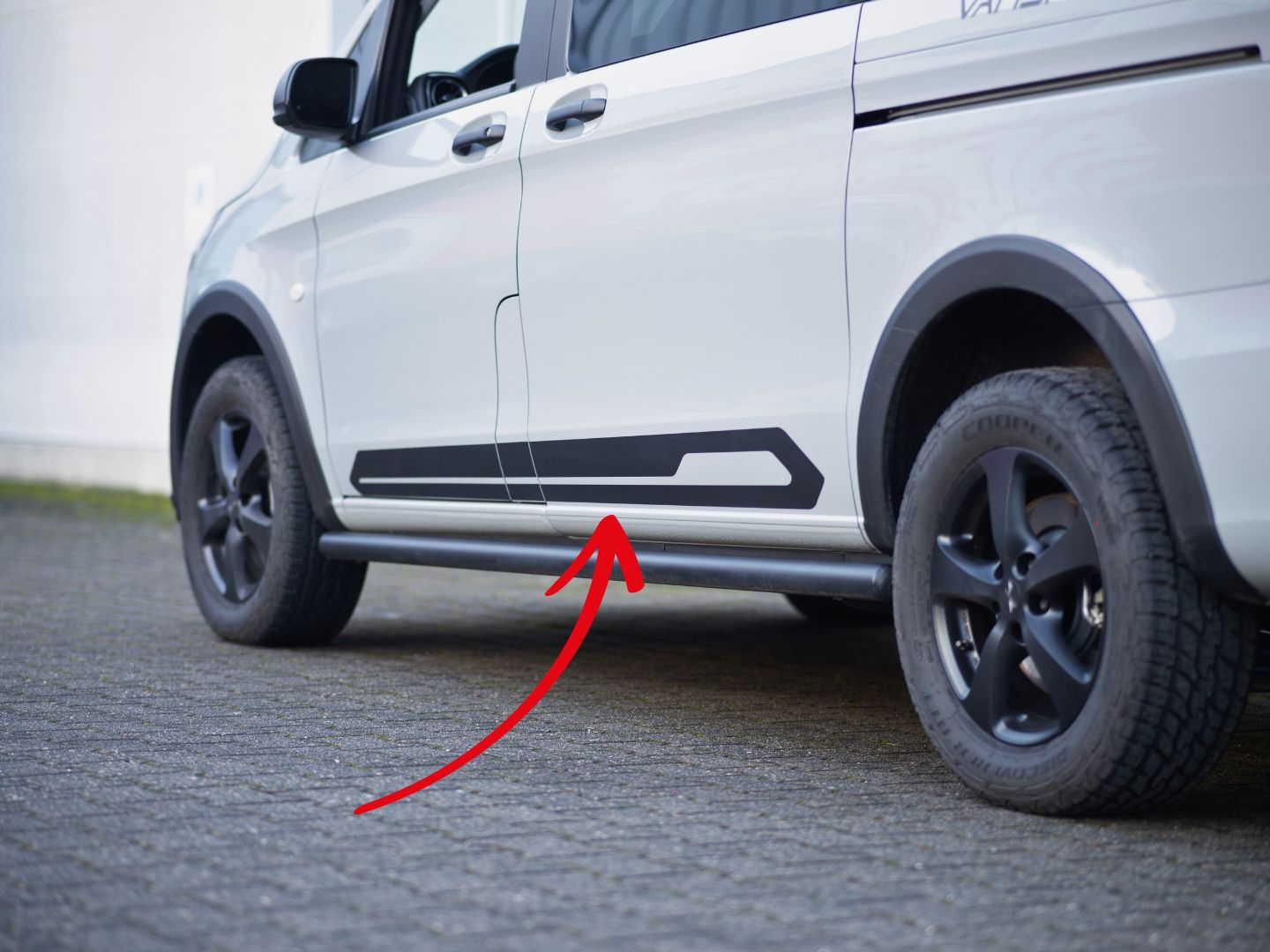 Seitenfolierung "offroad" für Mercedes-Benz V-Klasse/Vito 447