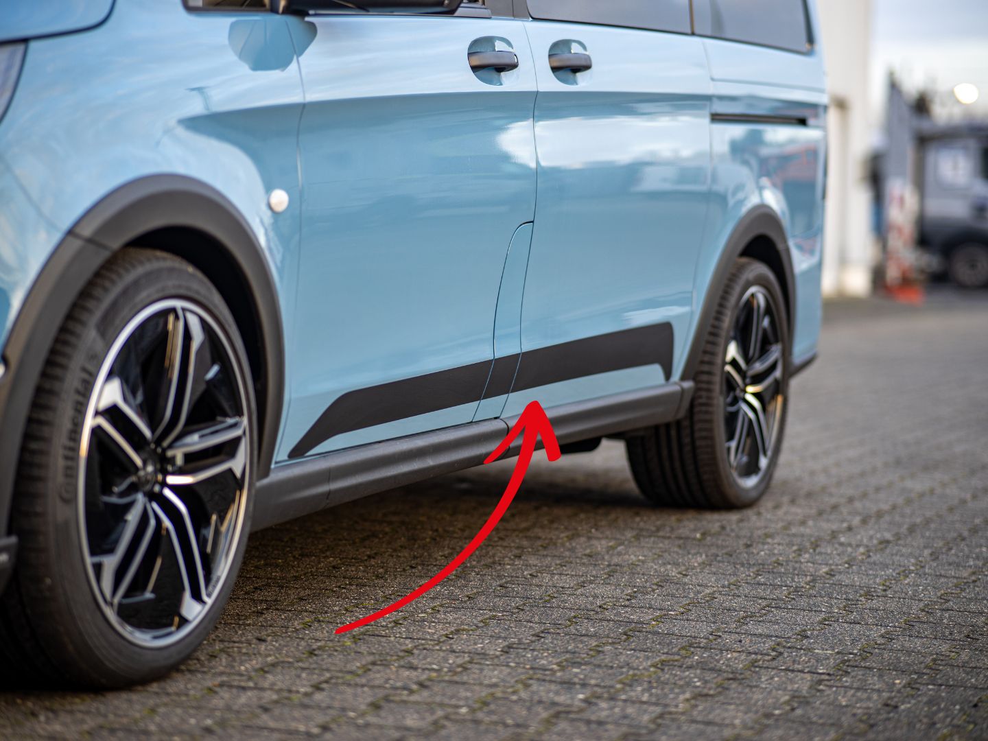 Seitenfolierung "sportive" für Mercedes-Benz V-Klasse/Vito 447