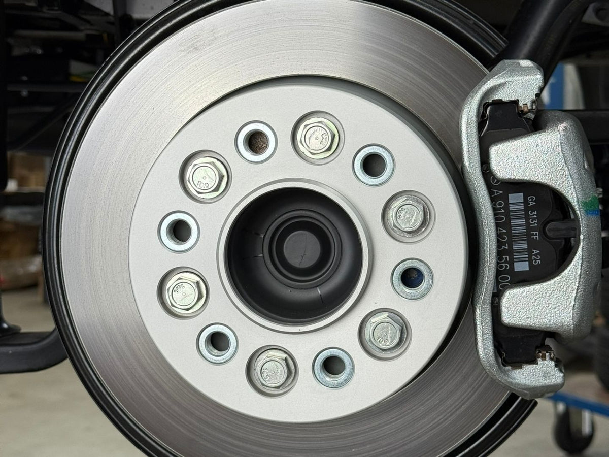 Distanzscheiben zur Spurverbreiterung für Sprinter 907 (und 906)