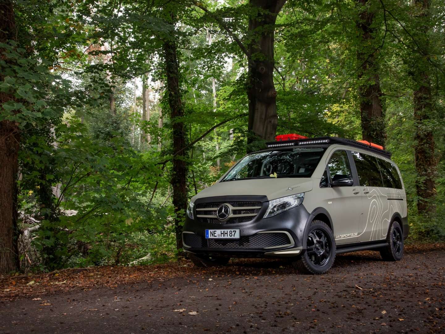 LED lamps for roof rack VP Solid for Vito/V-Class 447