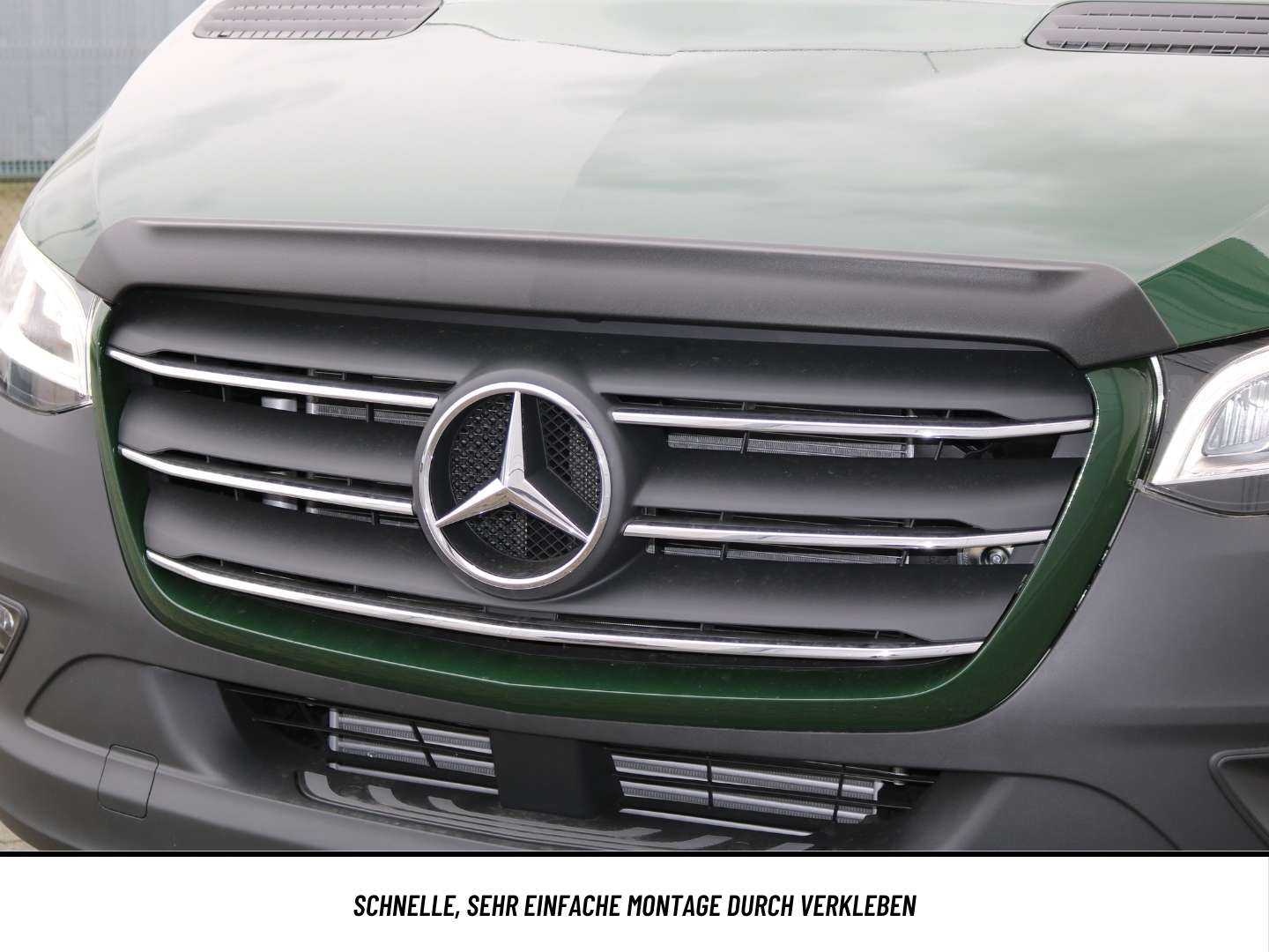 Bonnet attachment for Sprinter 907 and 910