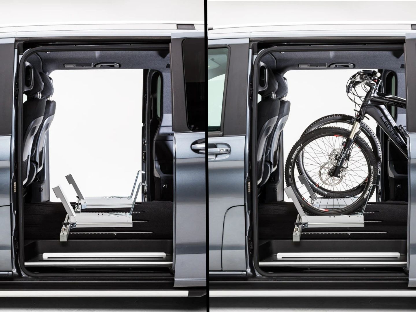 Secufix bicycle/e-bike mounting rocker for Vito/V-Class 447/639