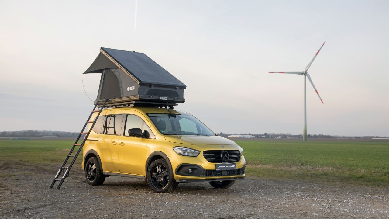 Citan Kompakt-Camper mit Offroad-Ambitionen