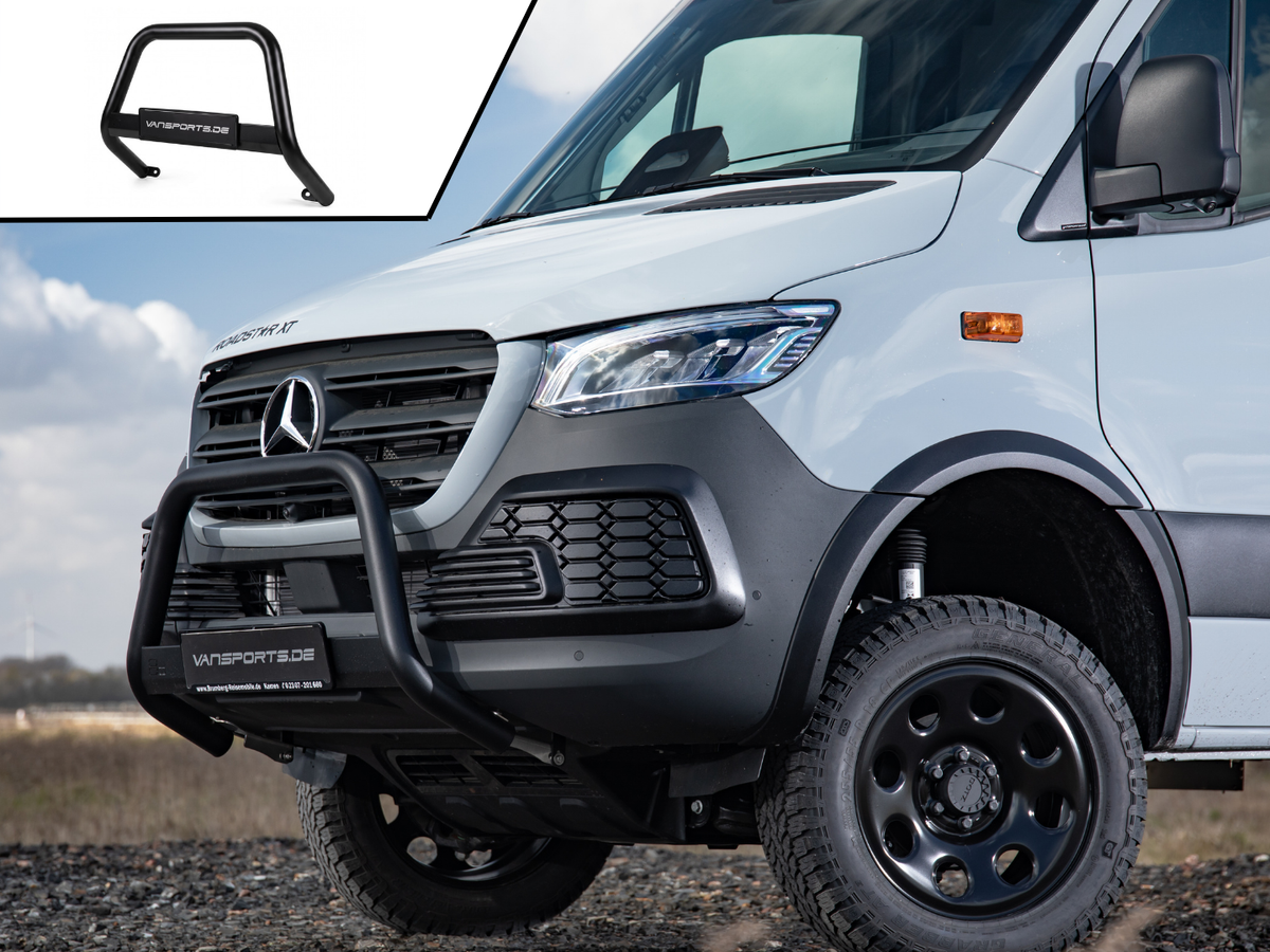 Edelstahl-Frontbügel für Mercedes-Benz Sprinter 907