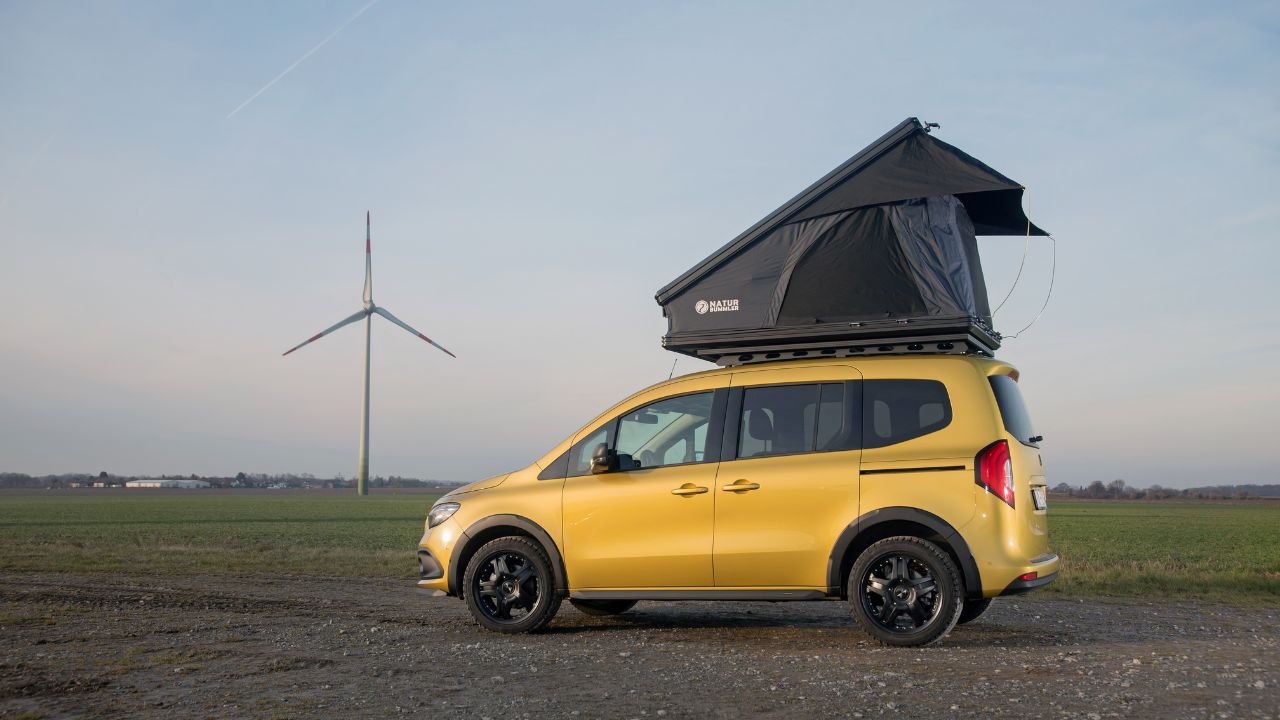 Citan Kompakt-Camper mit Offroad-Ambitionen