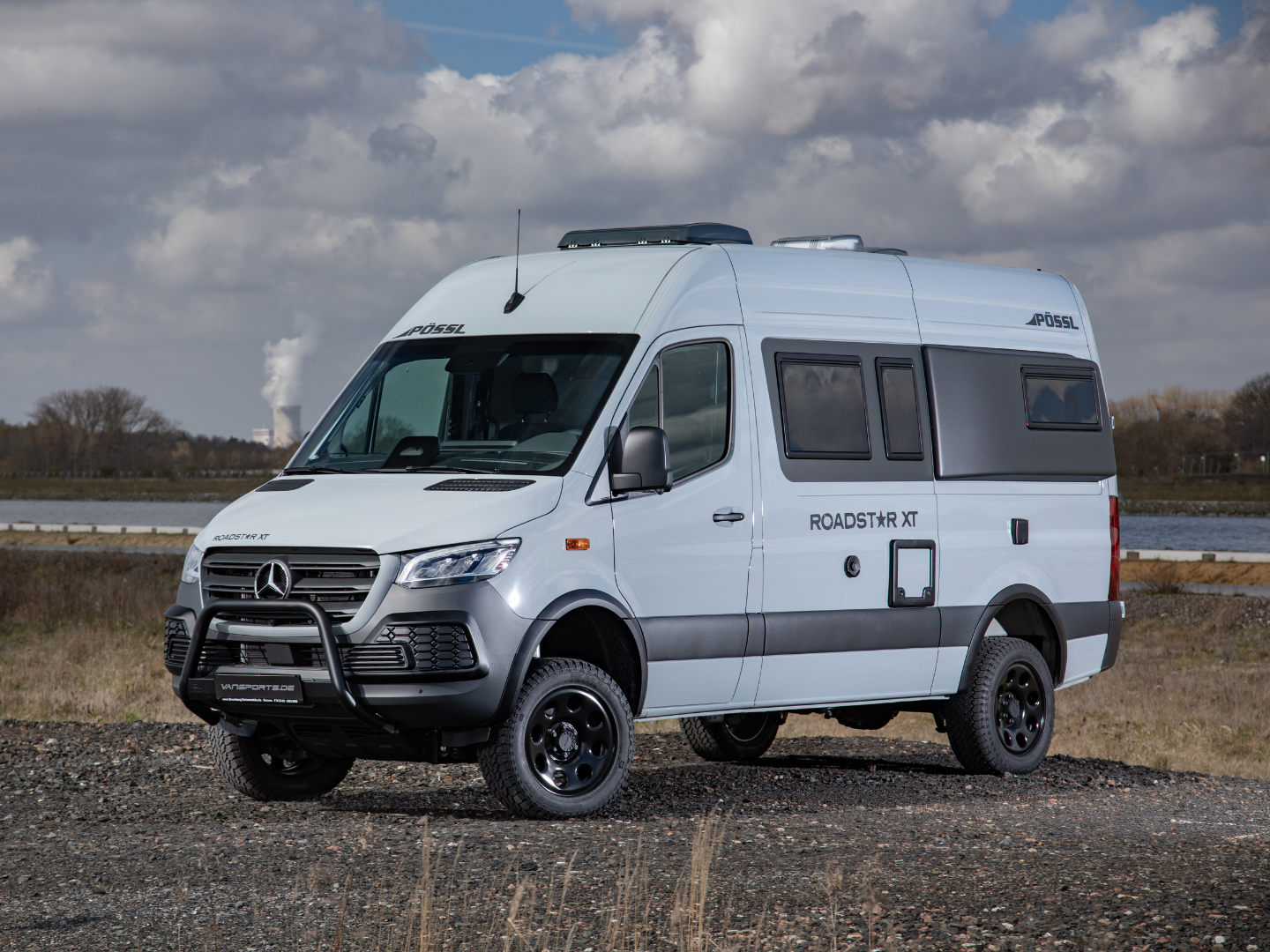 Edelstahl-Frontbügel für Mercedes-Benz Sprinter 907