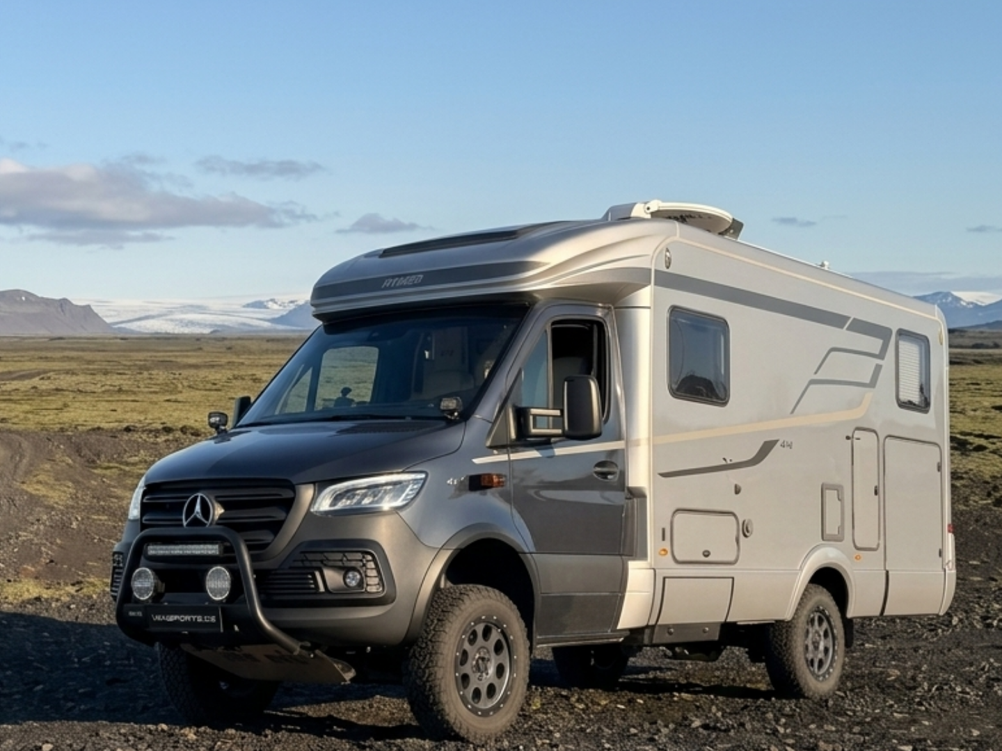 Edelstahl-Frontbügel für Mercedes-Benz Sprinter 907