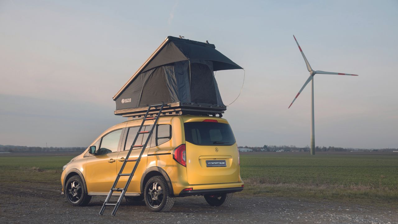 Citan Kompakt-Camper mit Offroad-Ambitionen